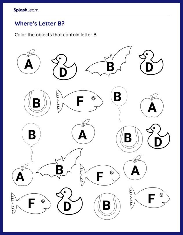 Free Printable Preschool And Kindergarten English Worksheeets Pdfs
