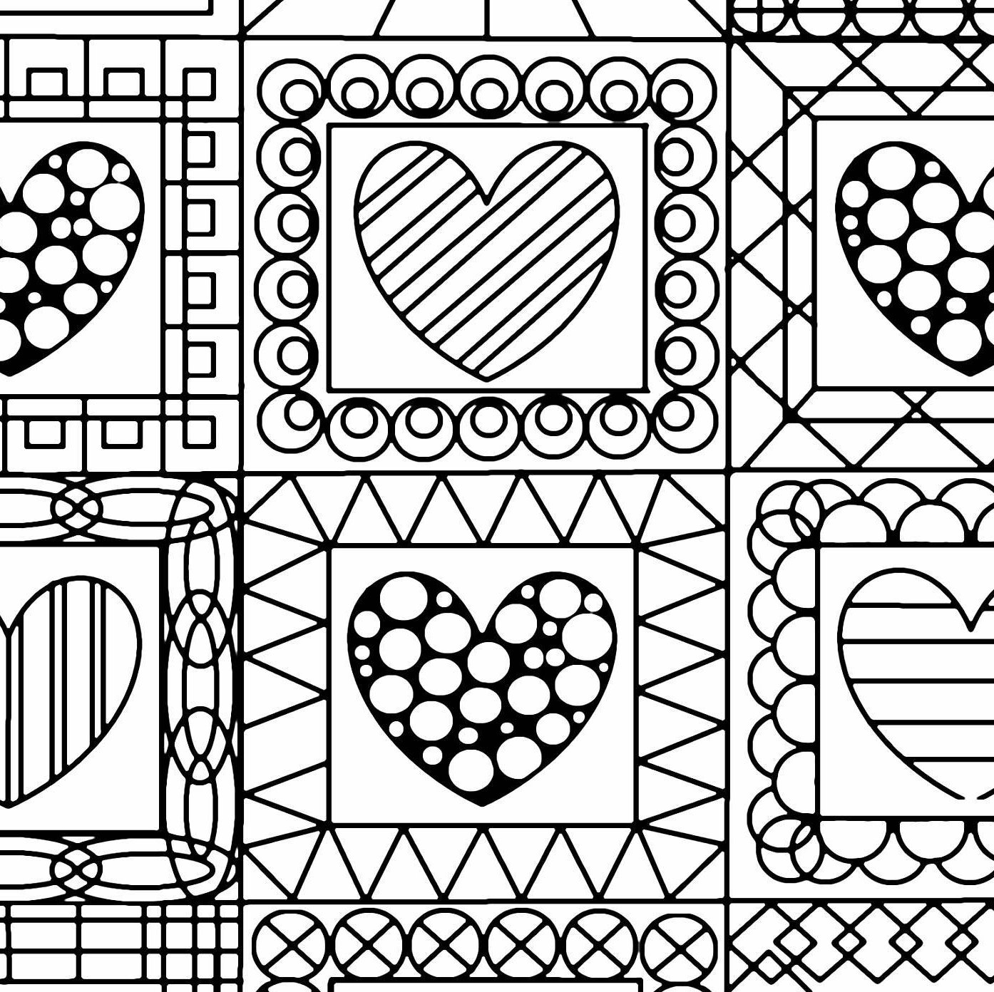 Free Printable Quilt Coloring Pages Printable Word Searches