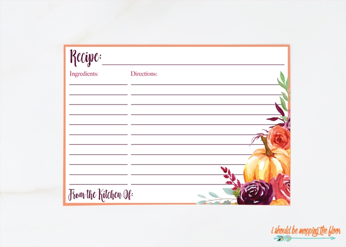 Free Printable Recipe Cards 3x5 Download Free Printable Recipe Cards 