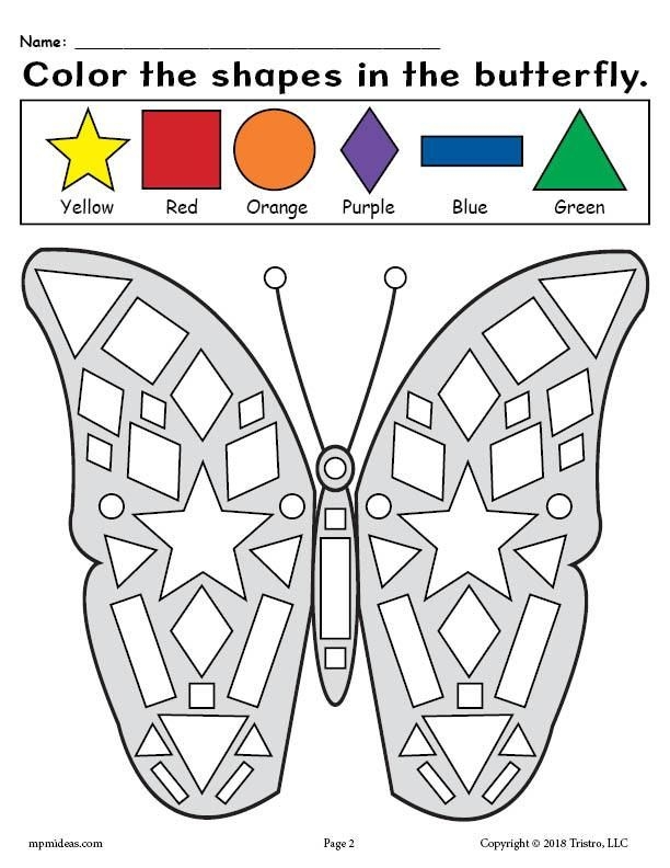 Free Printable Shapes Coloring Pages From Simple Shapes To Complex 