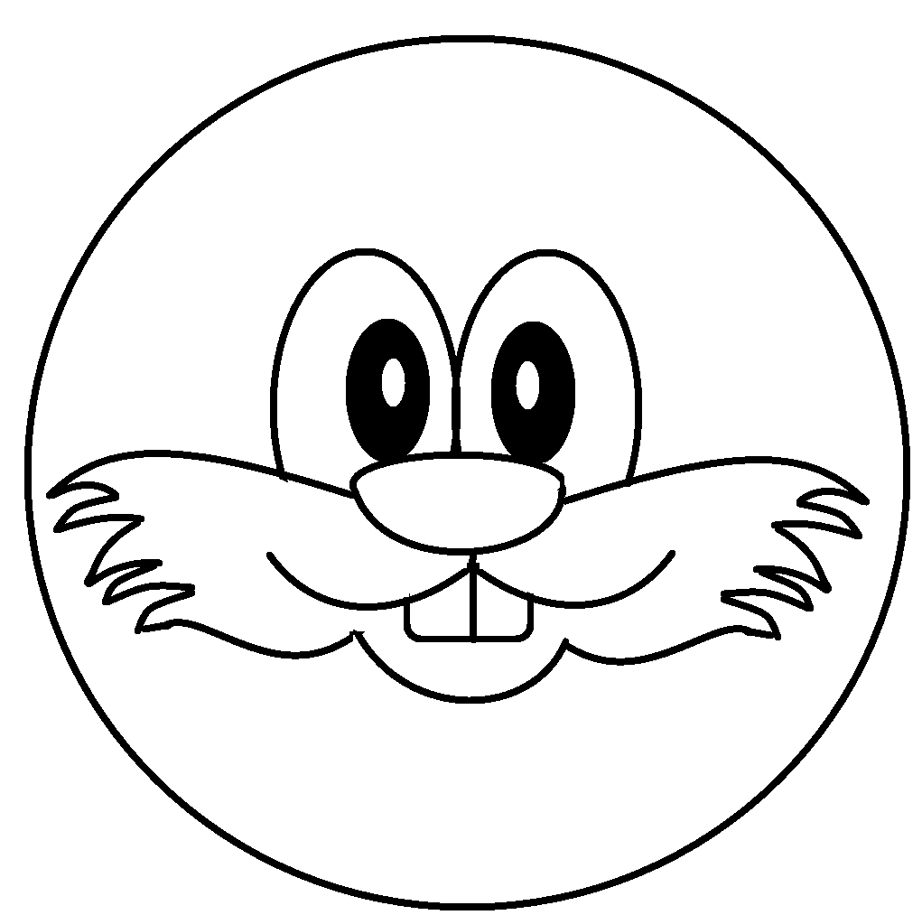 Smiley Face Coloring Pages