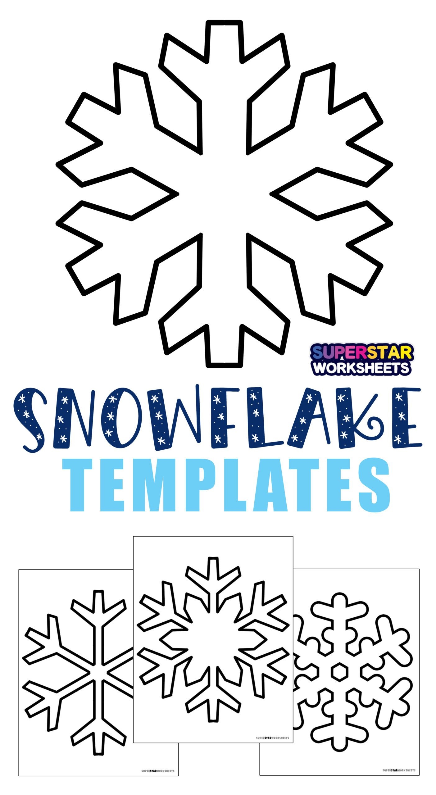 snowflake worksheets