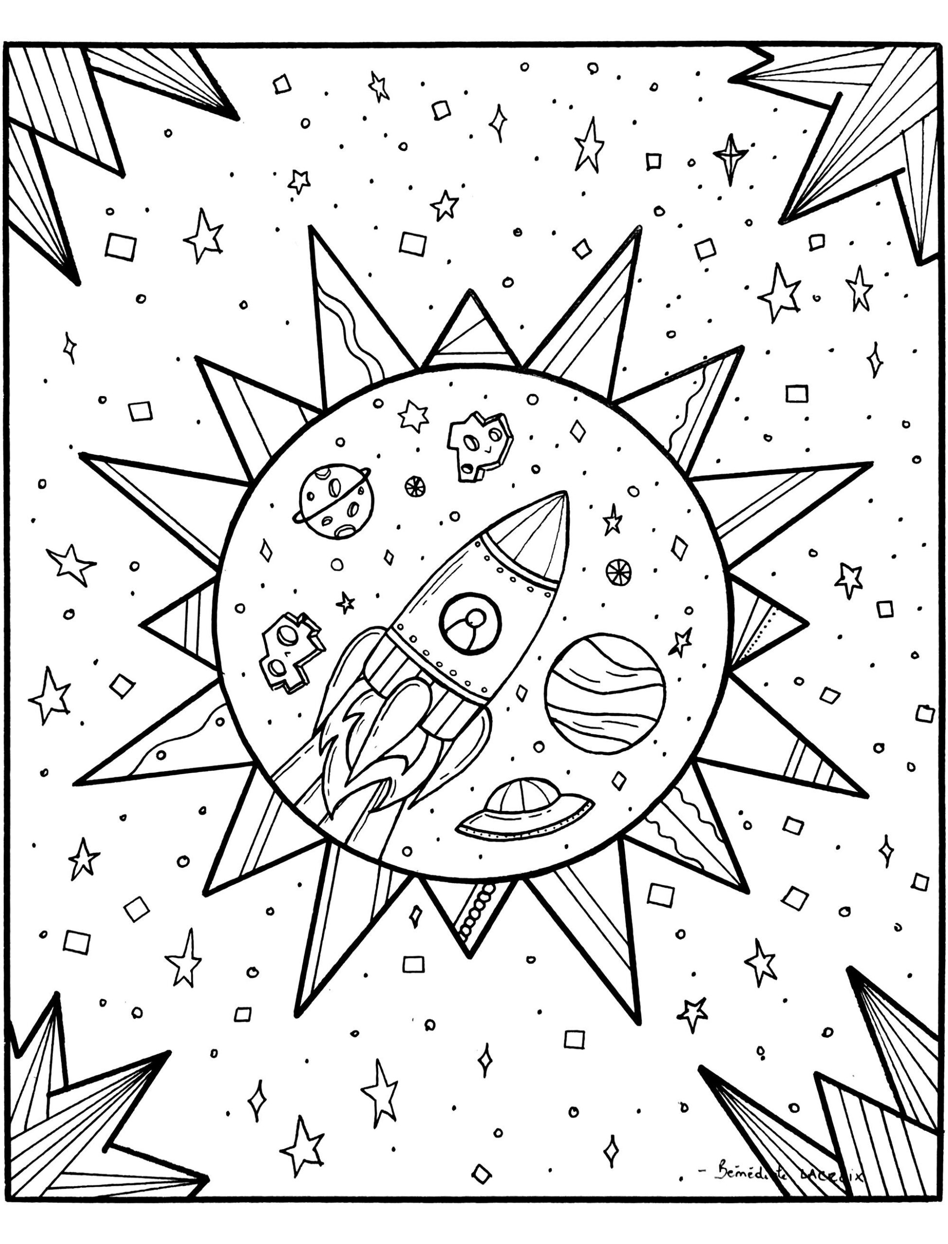 Free Printable Space Coloring Pages