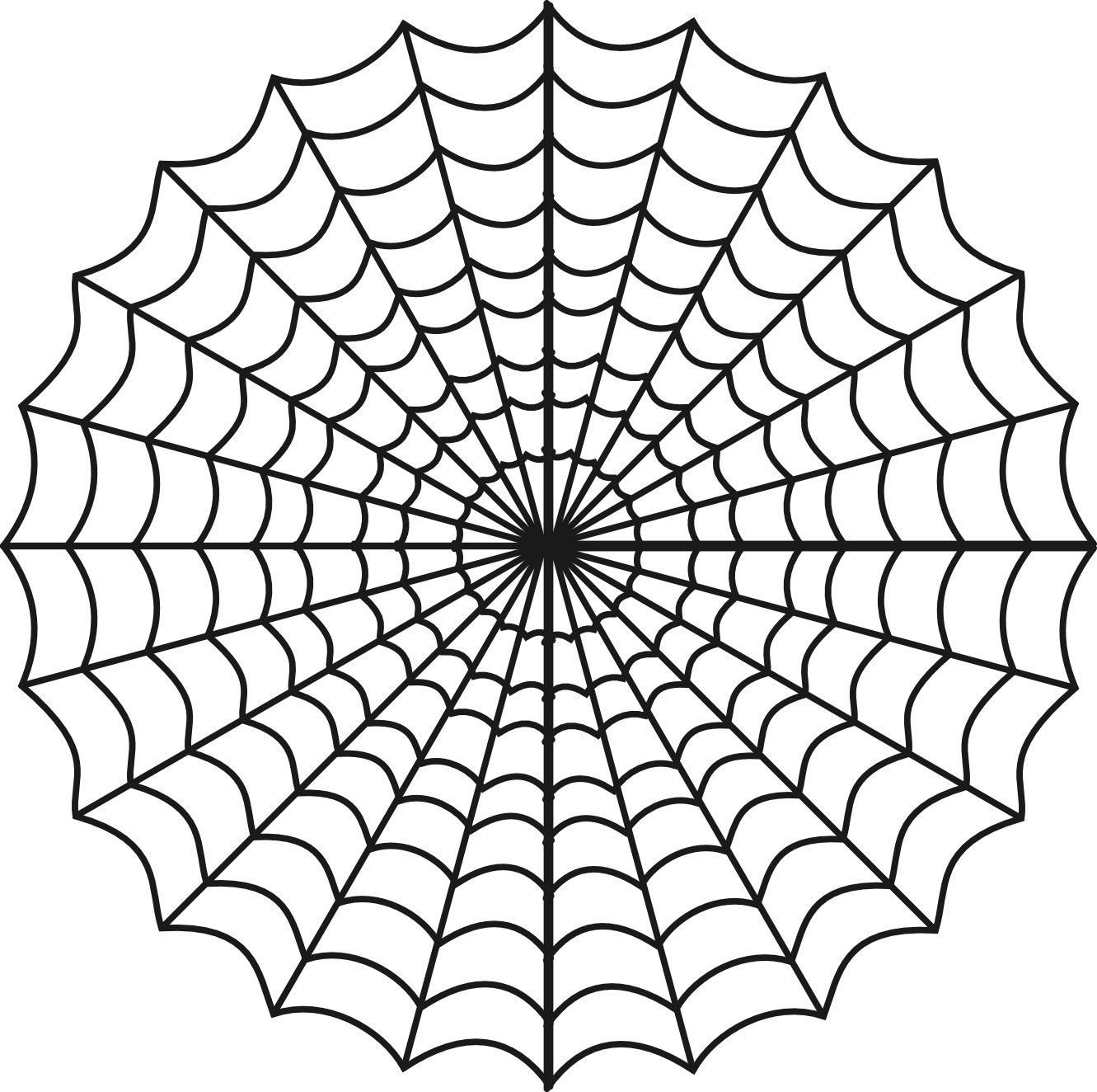 Free Printable Spider Web