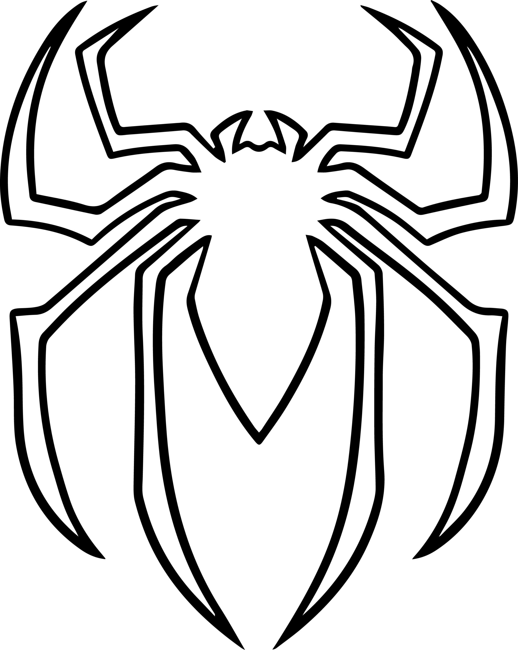 Free Printable Spiderman Color Pages