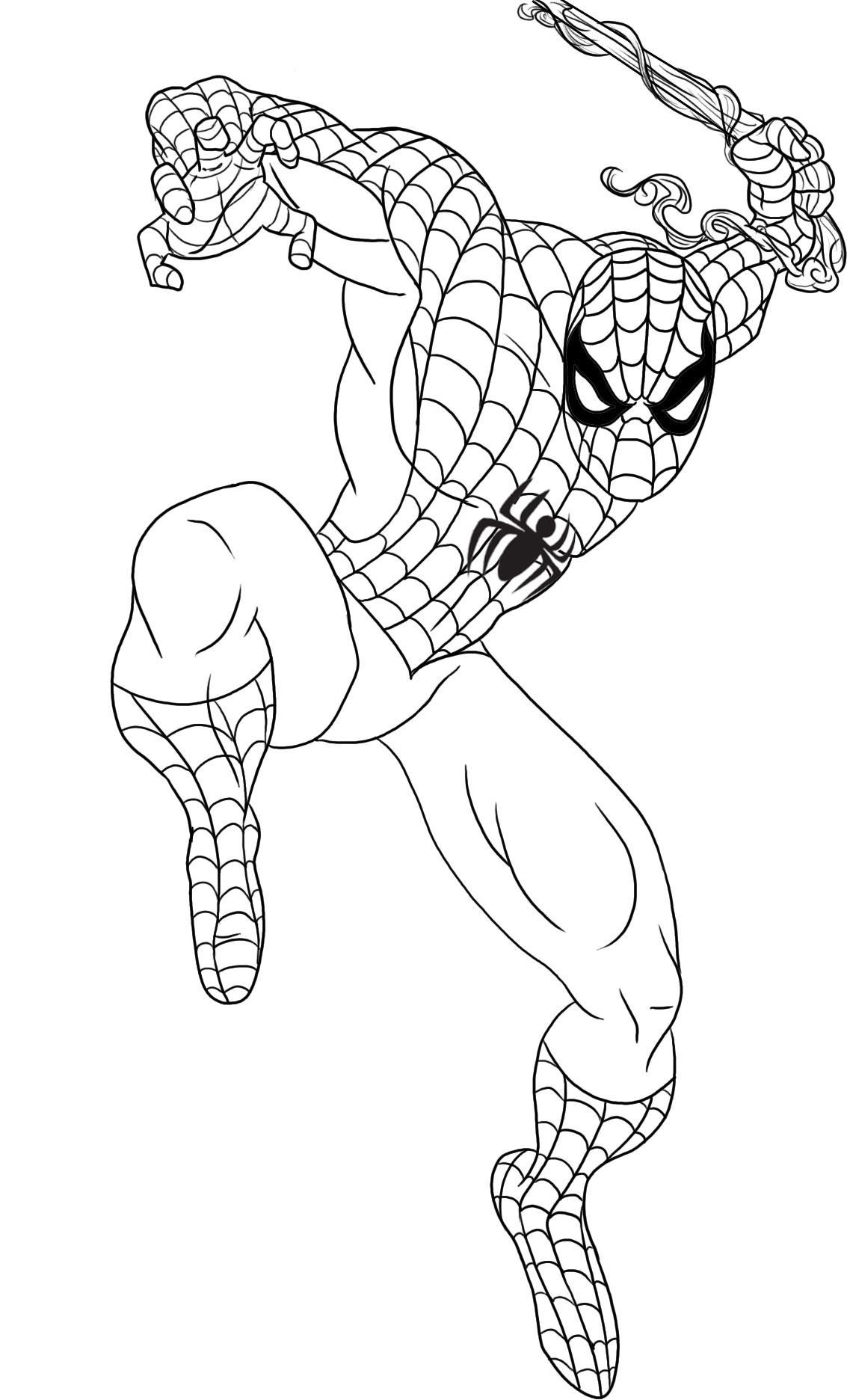 Free Printable Spiderman Color Pages At Netsaylorblog Blog