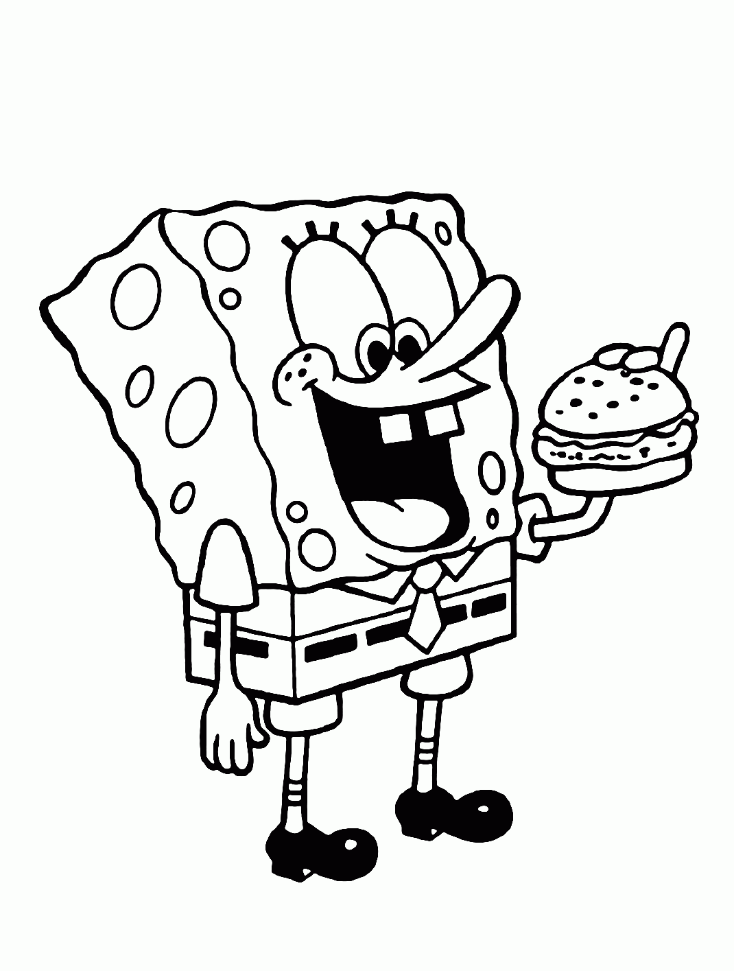 printable spongebob pictures to color
