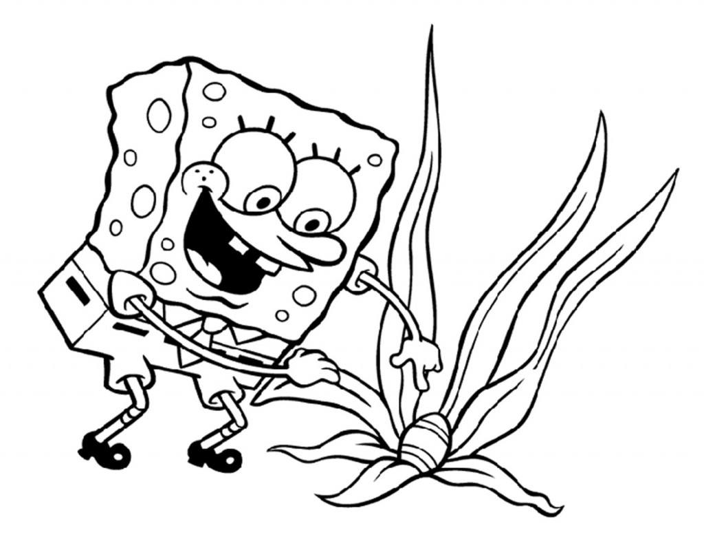 Spongebob Squarepants Color Pages