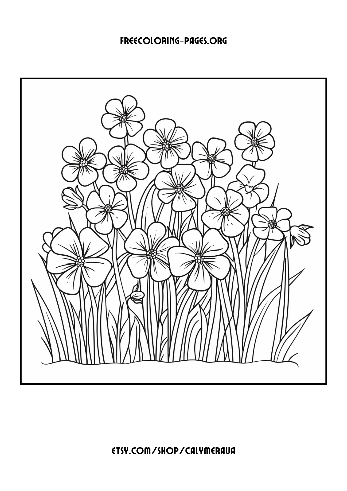Free Printable Spring Coloring Pages 20 Full Size Springtime Coloring 