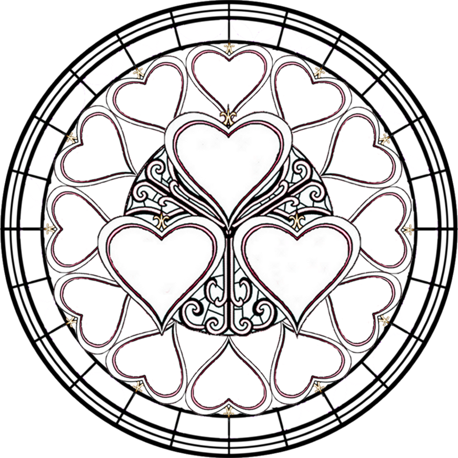 Free Printable Stained Glass Window Coloring Pages Coloring Home