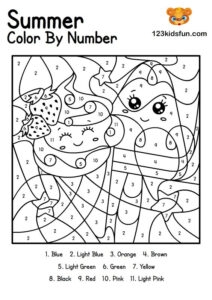 printable summer pictures to color