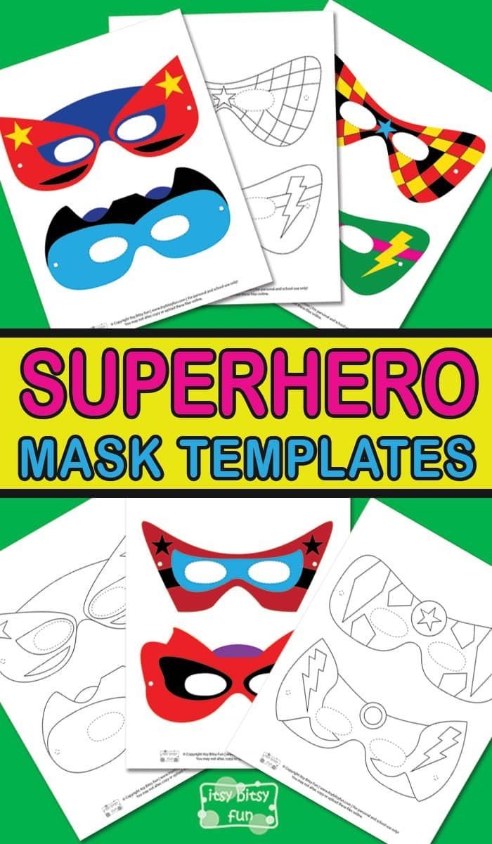 Free Printable Superhero Crafts Printable Templates