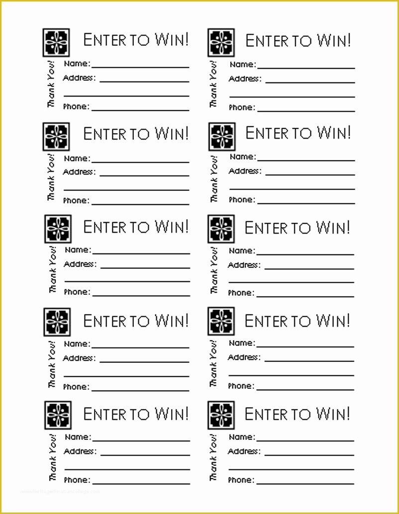 Free Printable Ticket Template Of Download Printable Raffle Ticket