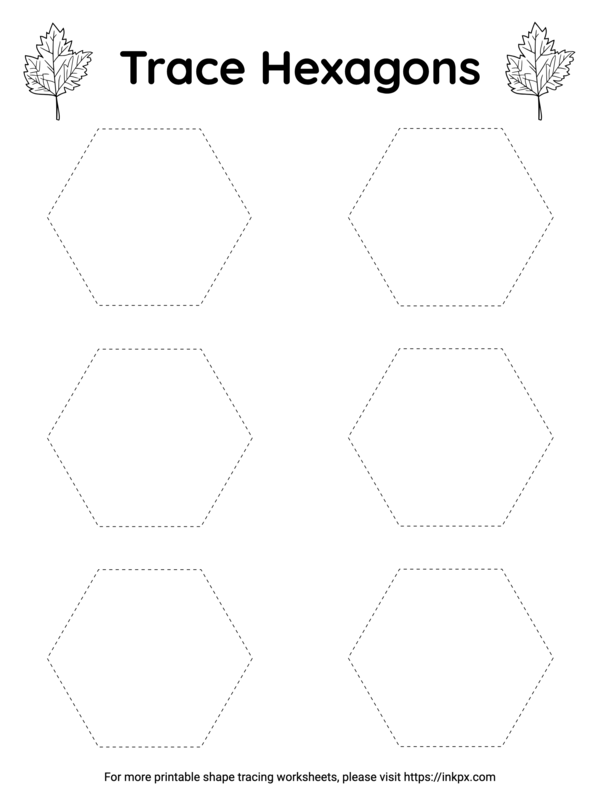 hexagon worksheet
