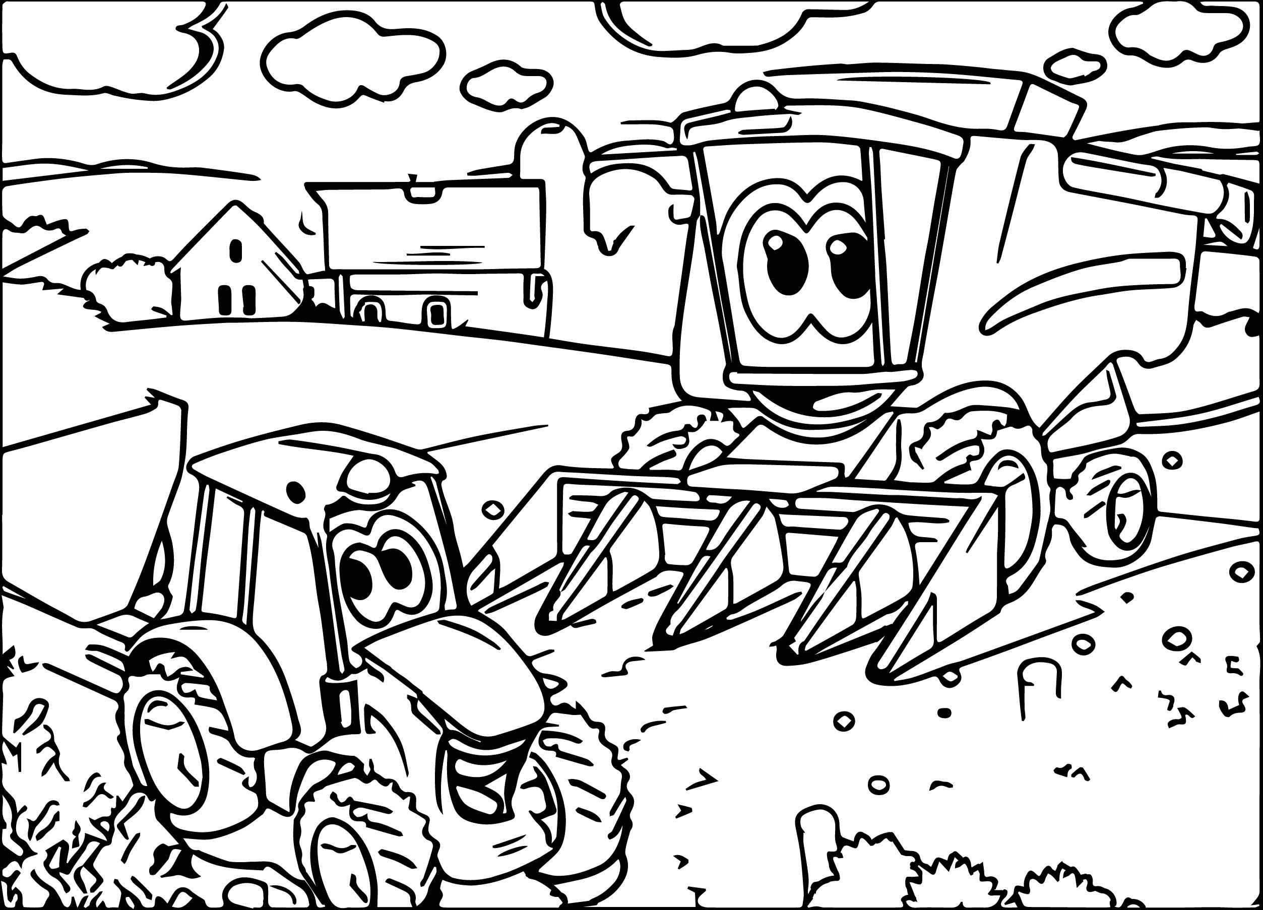 free printable tractor pictures to color