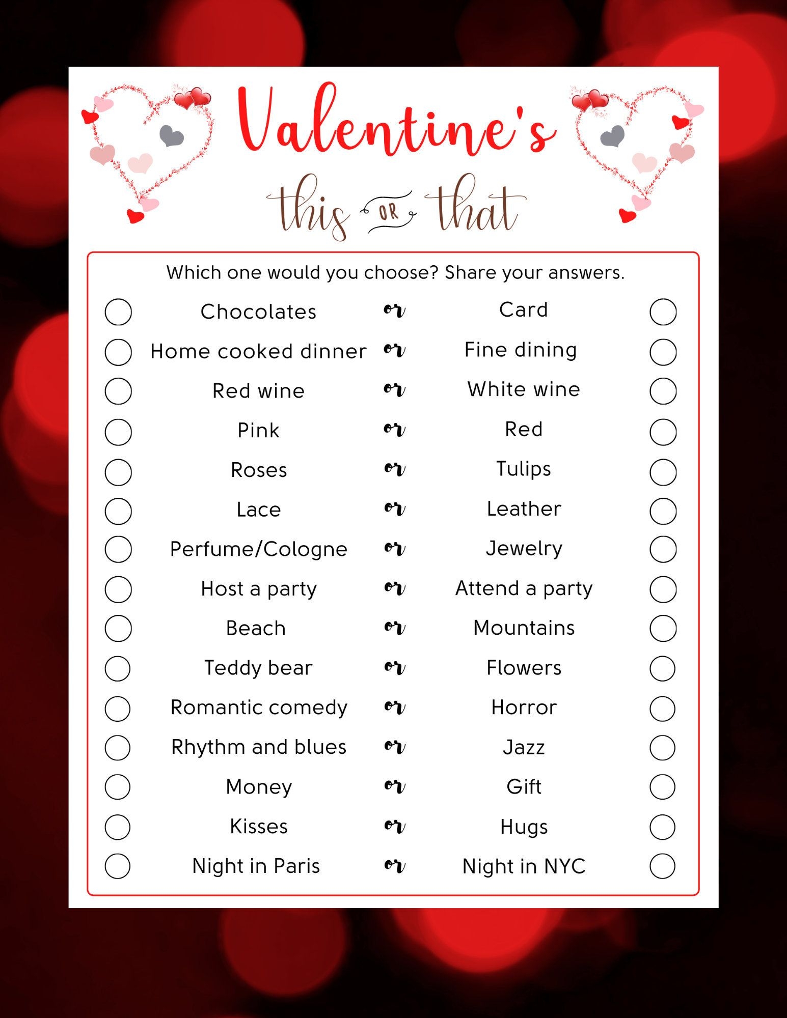 printable valentine games for seniors