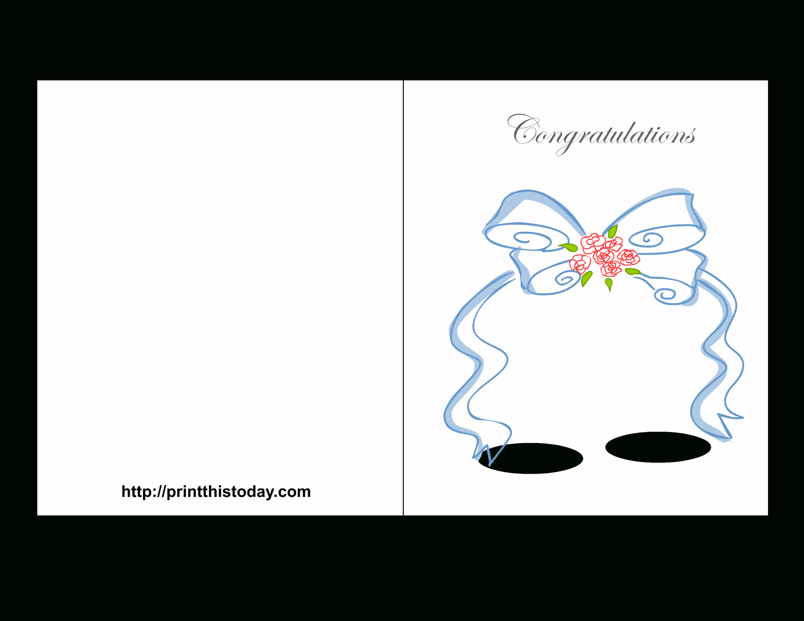 Free Printable Wedding Congratulations Cards Free Printable