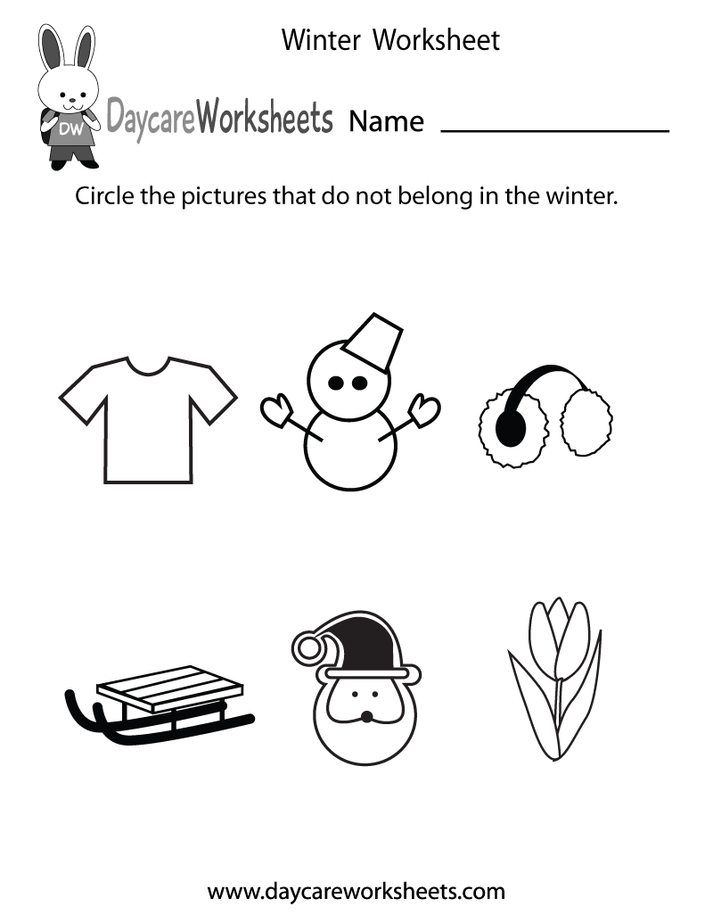 Free Printable Winter Activities For Preschoolers Free Templates 