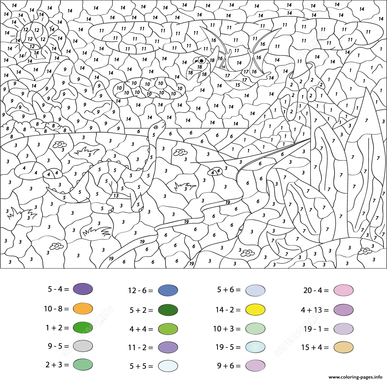 Free Printable Winter Color By Number Printable Word Searches