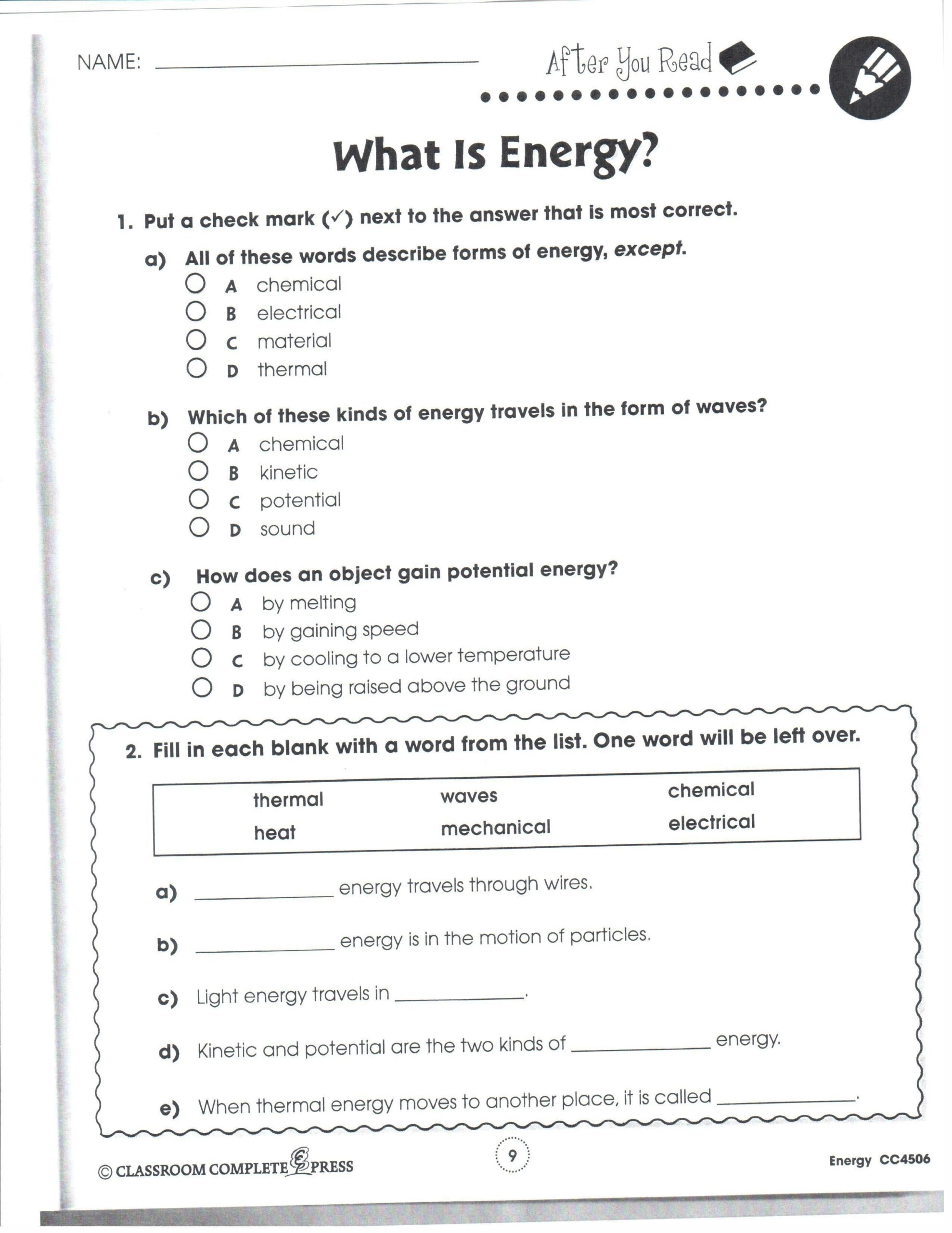 free printable worksheets for high school students