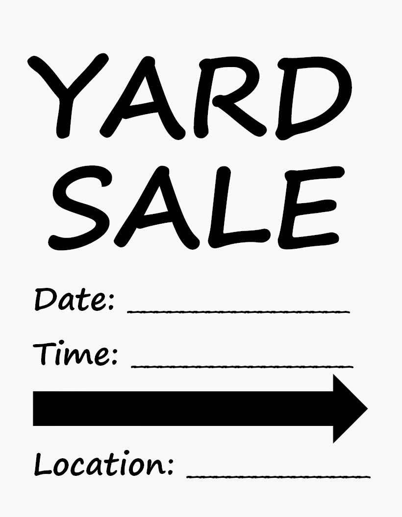 Free Printable Yard Sale Flyer Templates Printable Templates