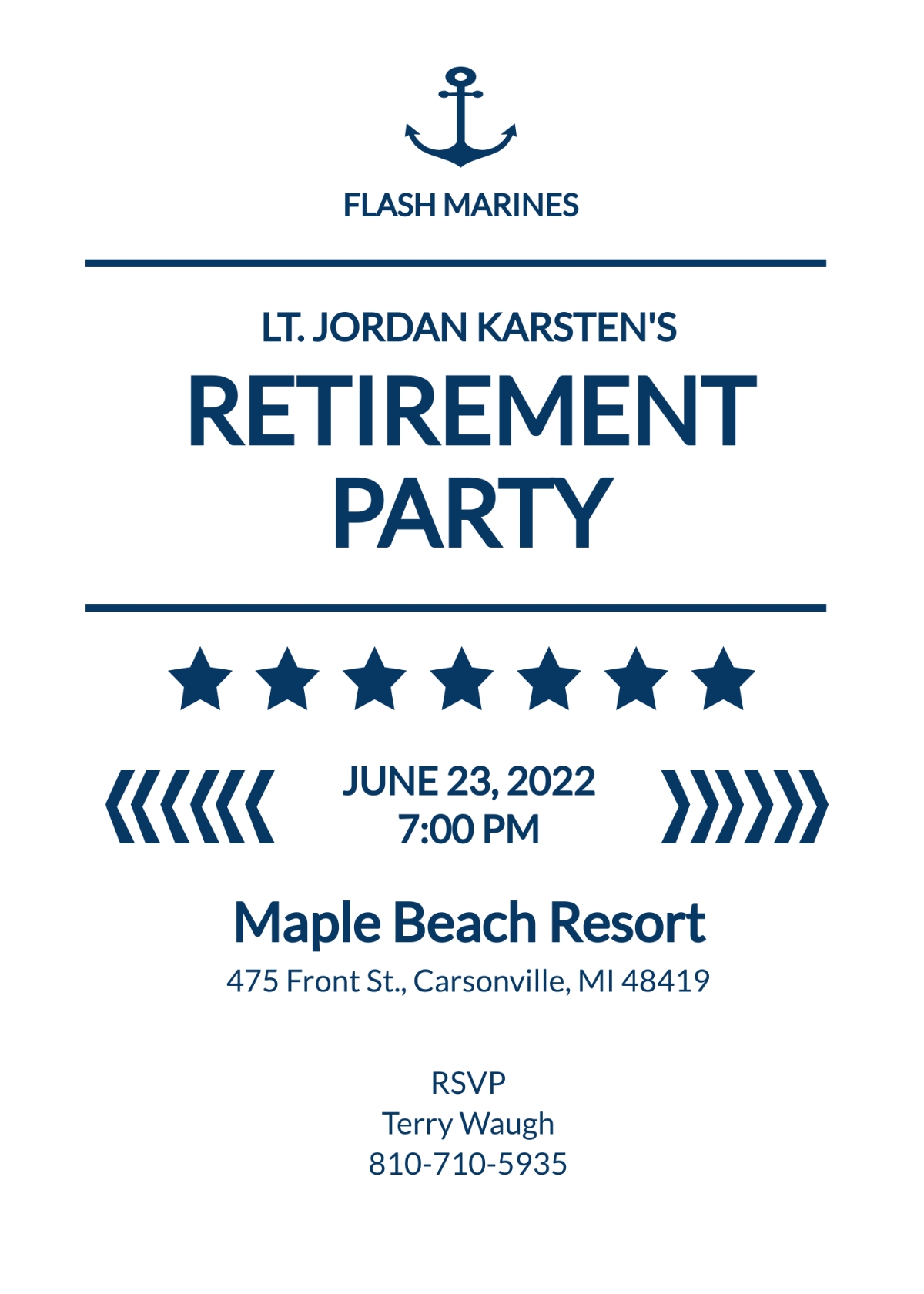 FREE Retirement Invitation Templates Edit Online Download 
