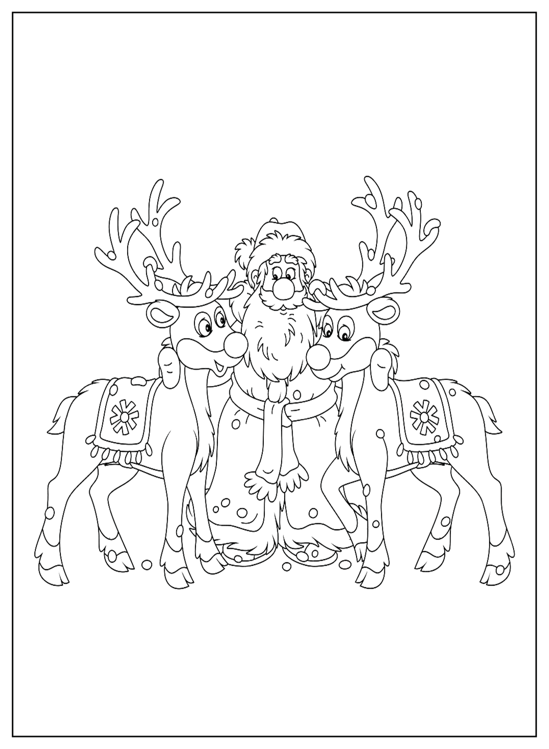 Free Rudolph Coloring Pages Free Printable Coloring Pages