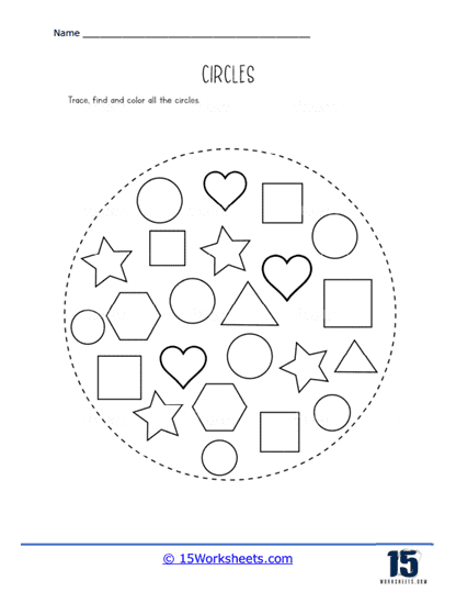 shapes worksheets for preschoolers