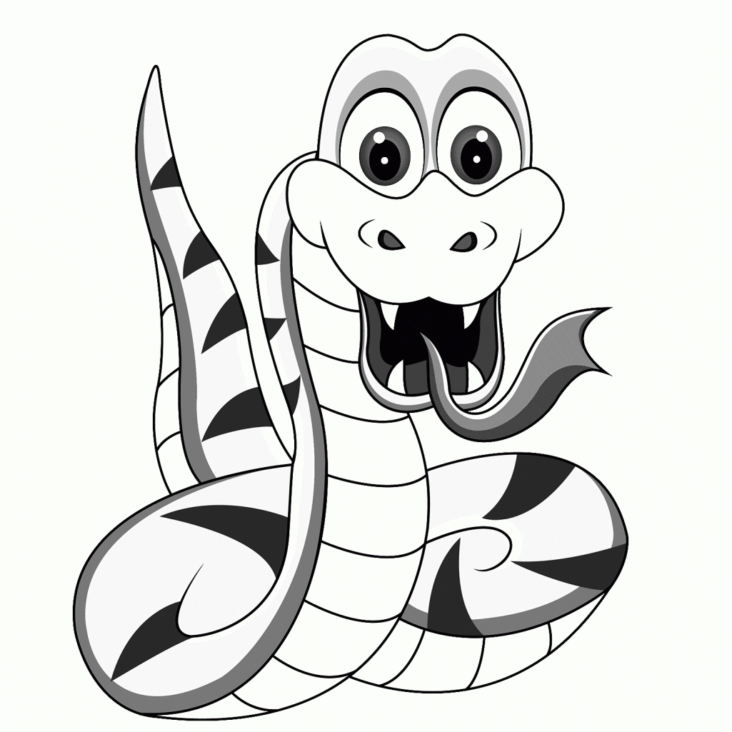 Coloring Pages Of Snakes