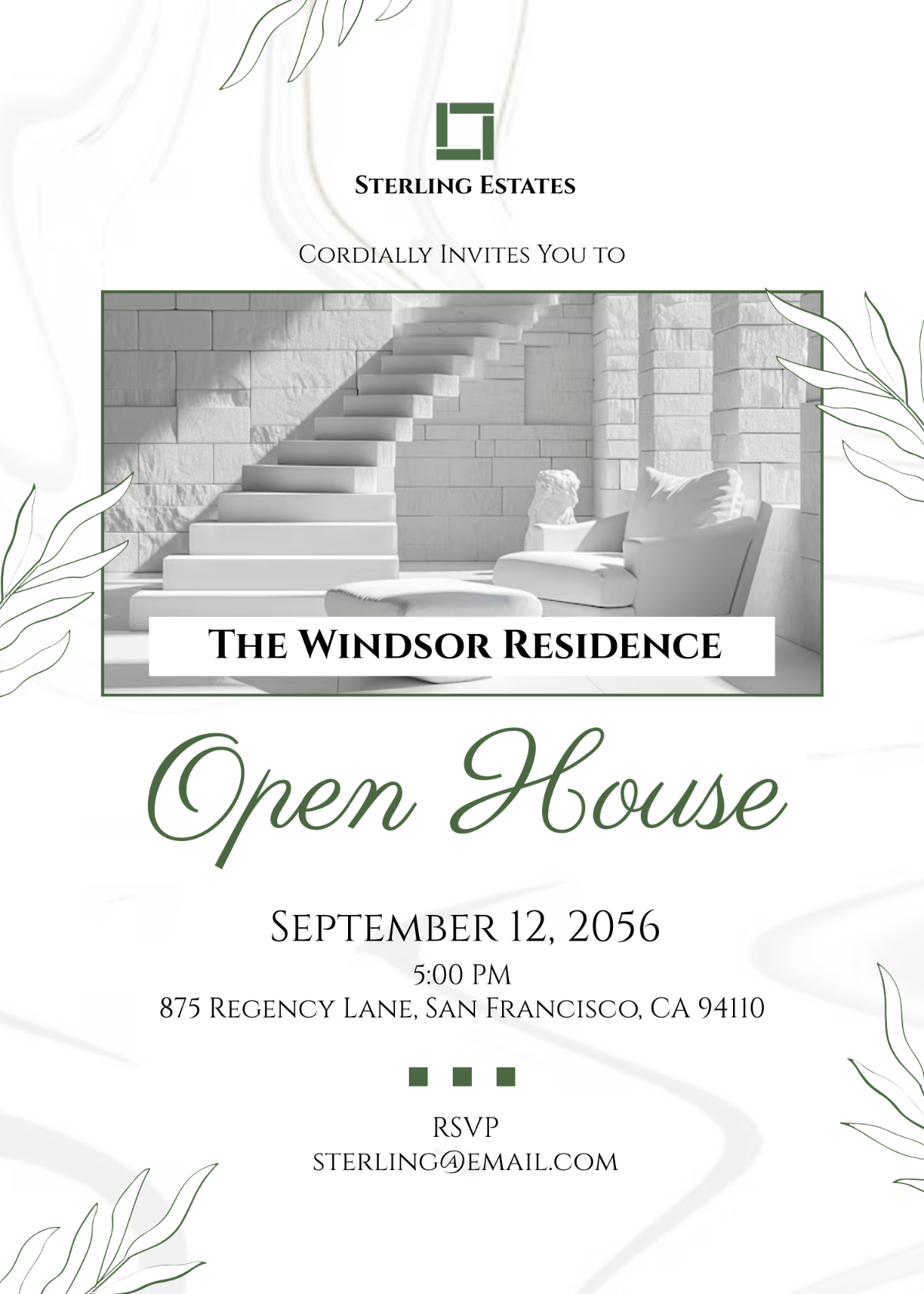 open house invitation template free