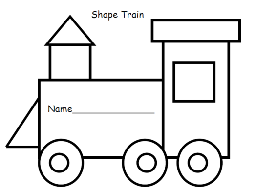 free train template printable