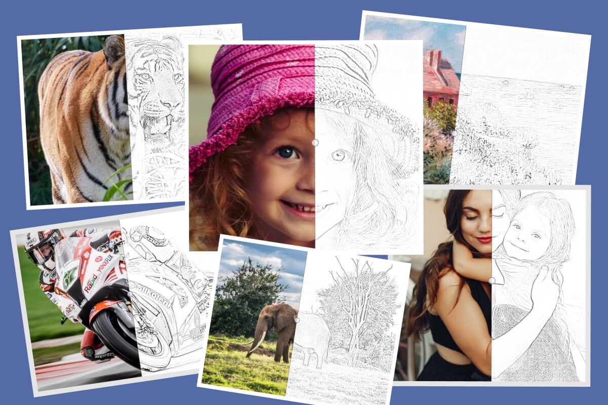 Free Turn Picture Into Coloring Page Coloring Into Turn Convert Pages 