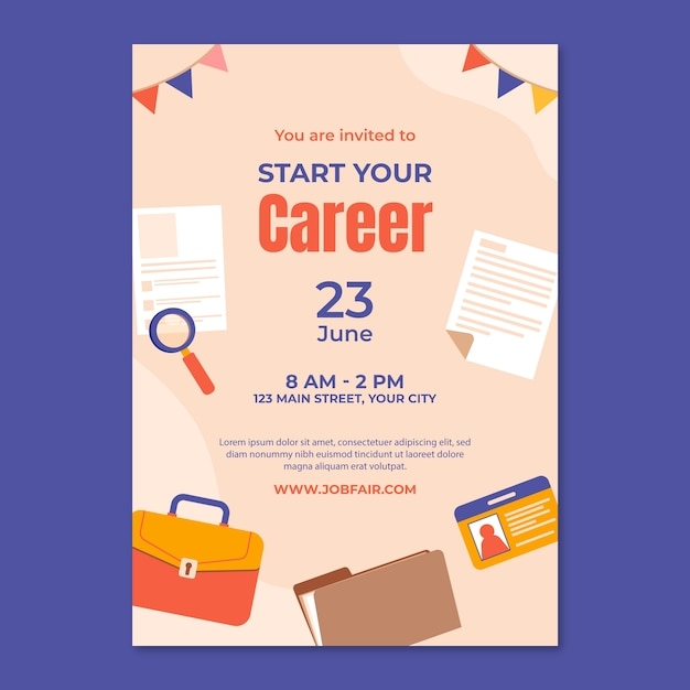 job fair invitation template