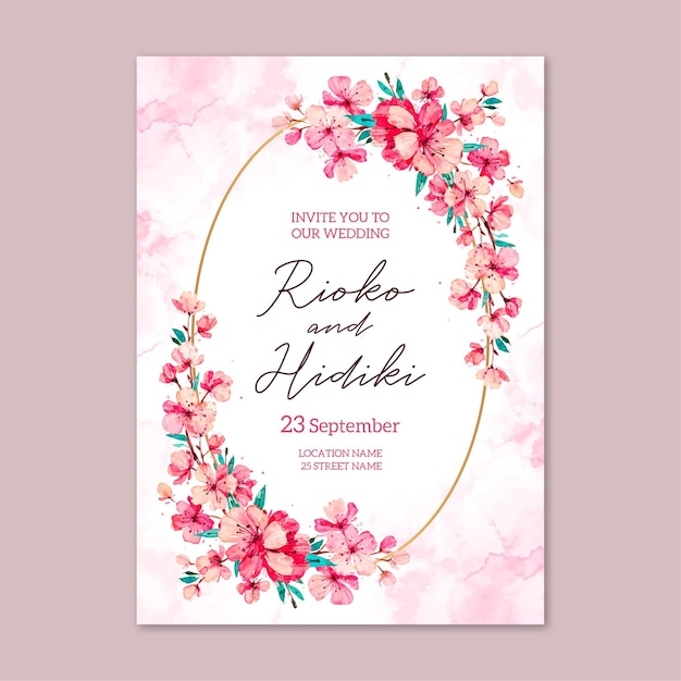 japanese invitation template free