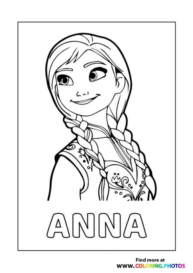 Anna Color Page