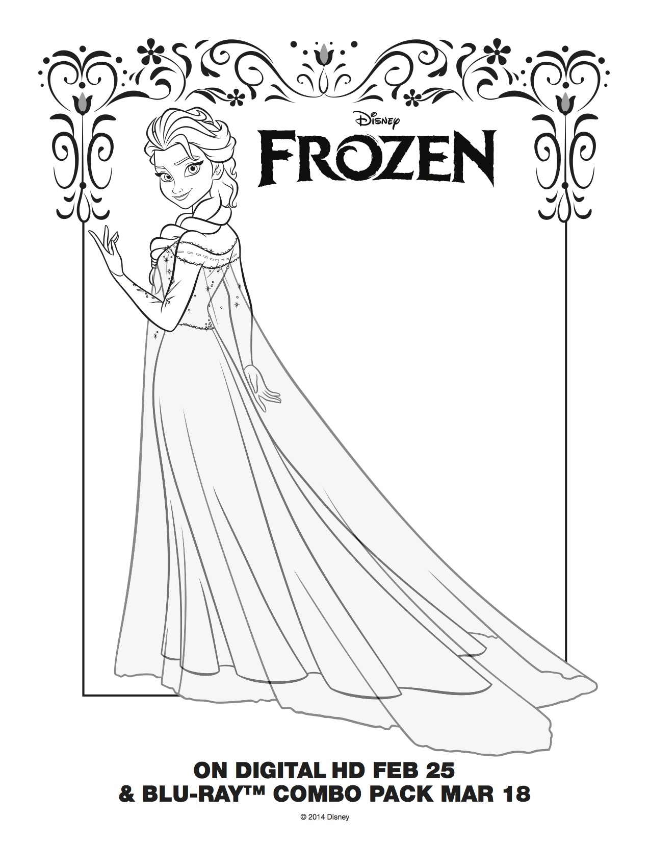 Frozen Elsa Coloring Page Frozen Photo 36726782 Fanpop Page 9