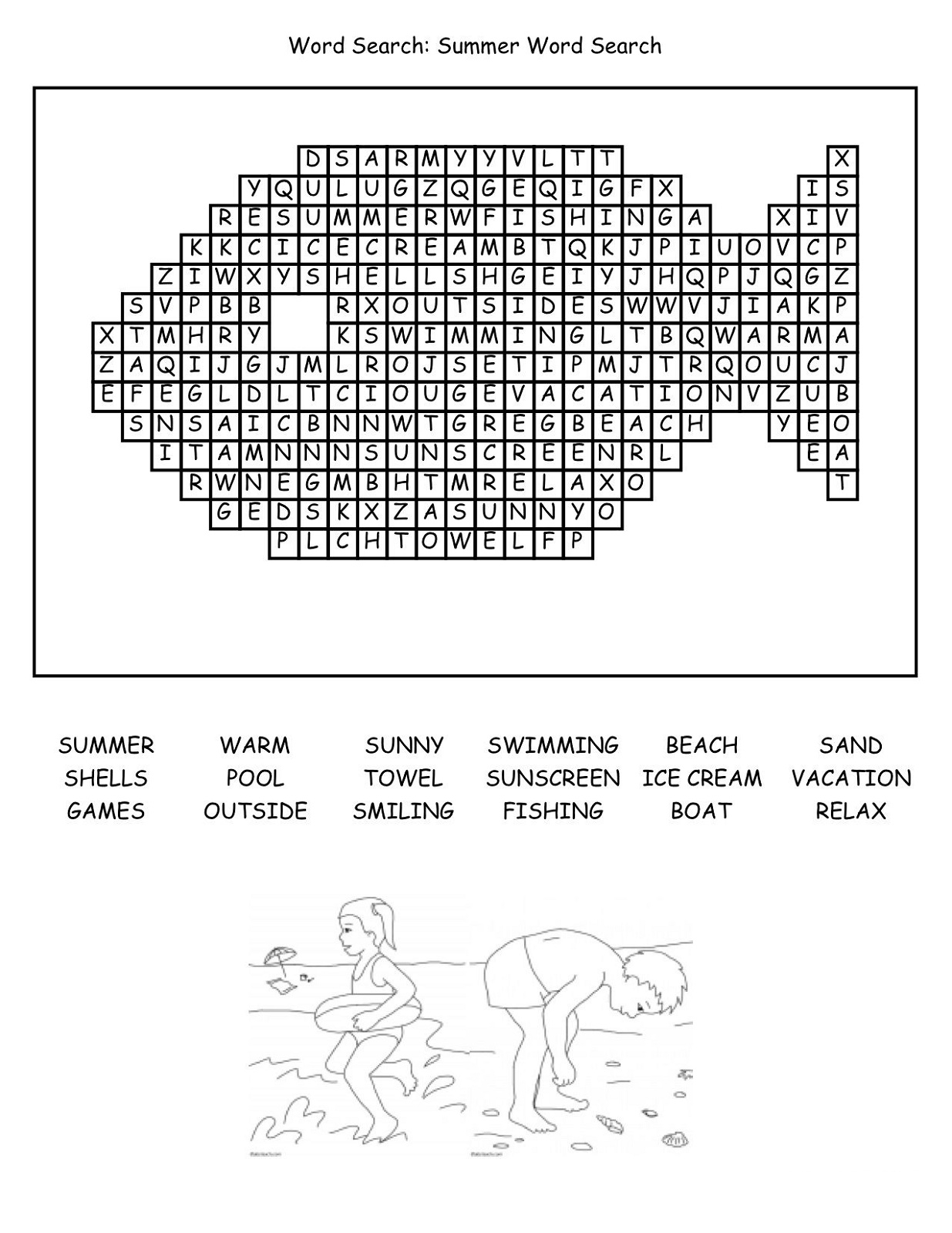 Fun Printable Activities For 7 Year Olds