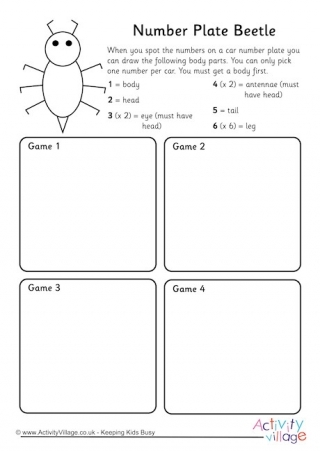Games For Car Journeys Worksheets Library