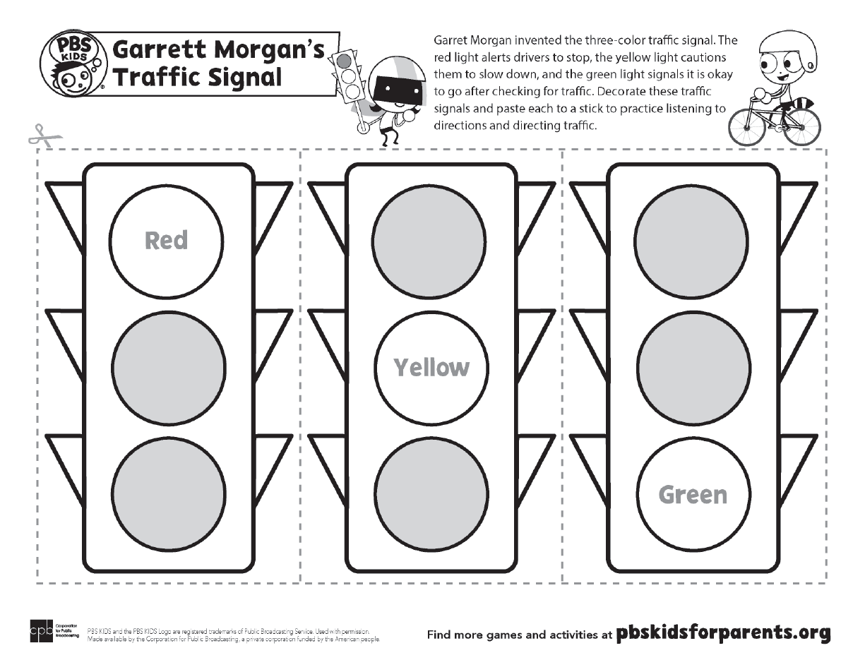 garrett morgan worksheet for kids