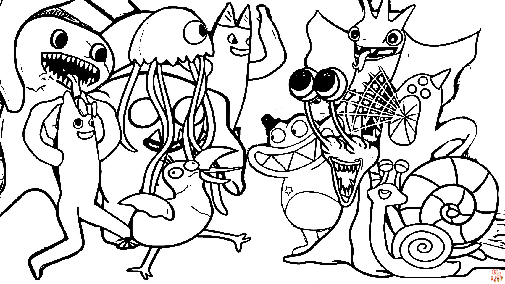 Garten Of Banban Coloring Pages Coloring Home