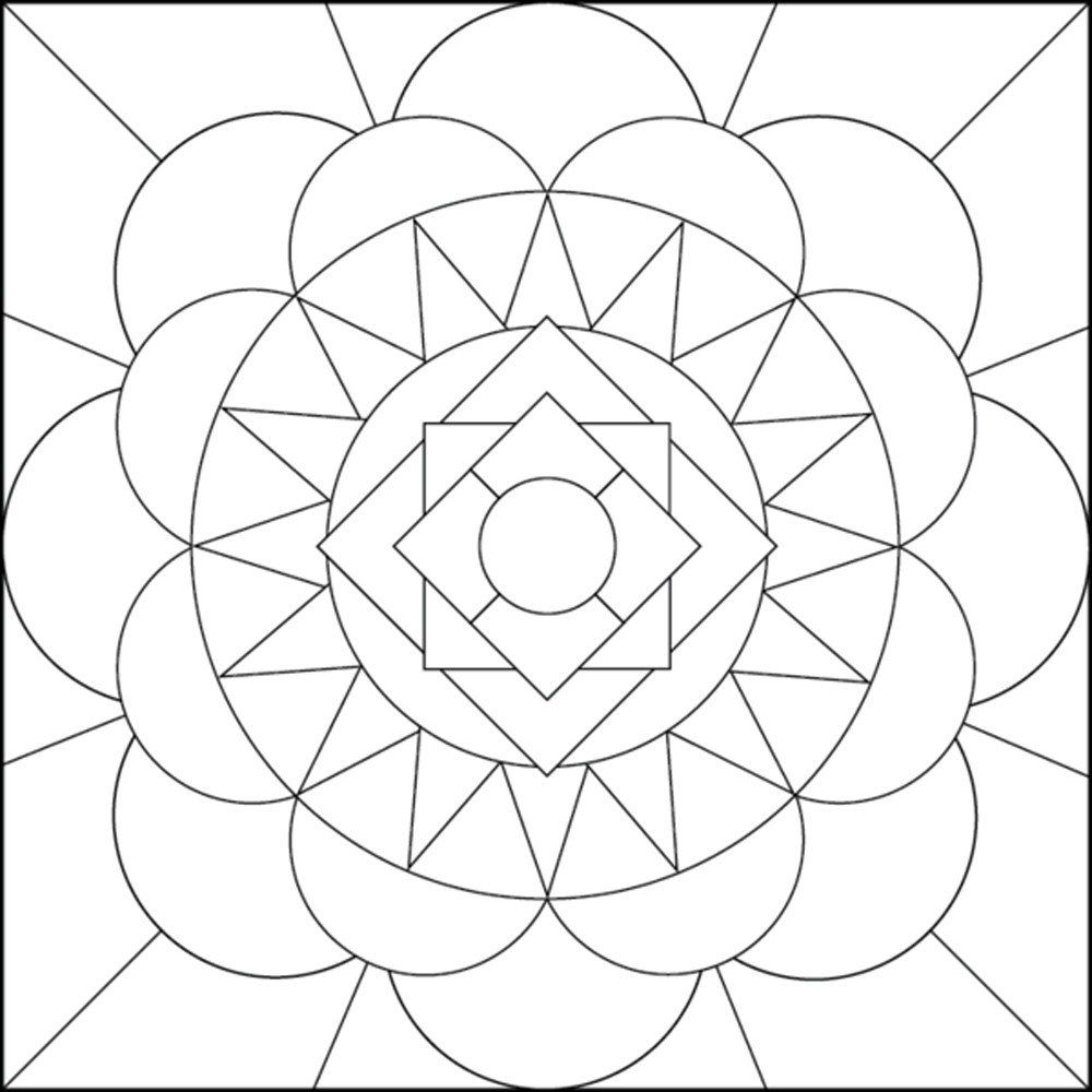 Geometric Coloring Pages For Adults Coloring Home