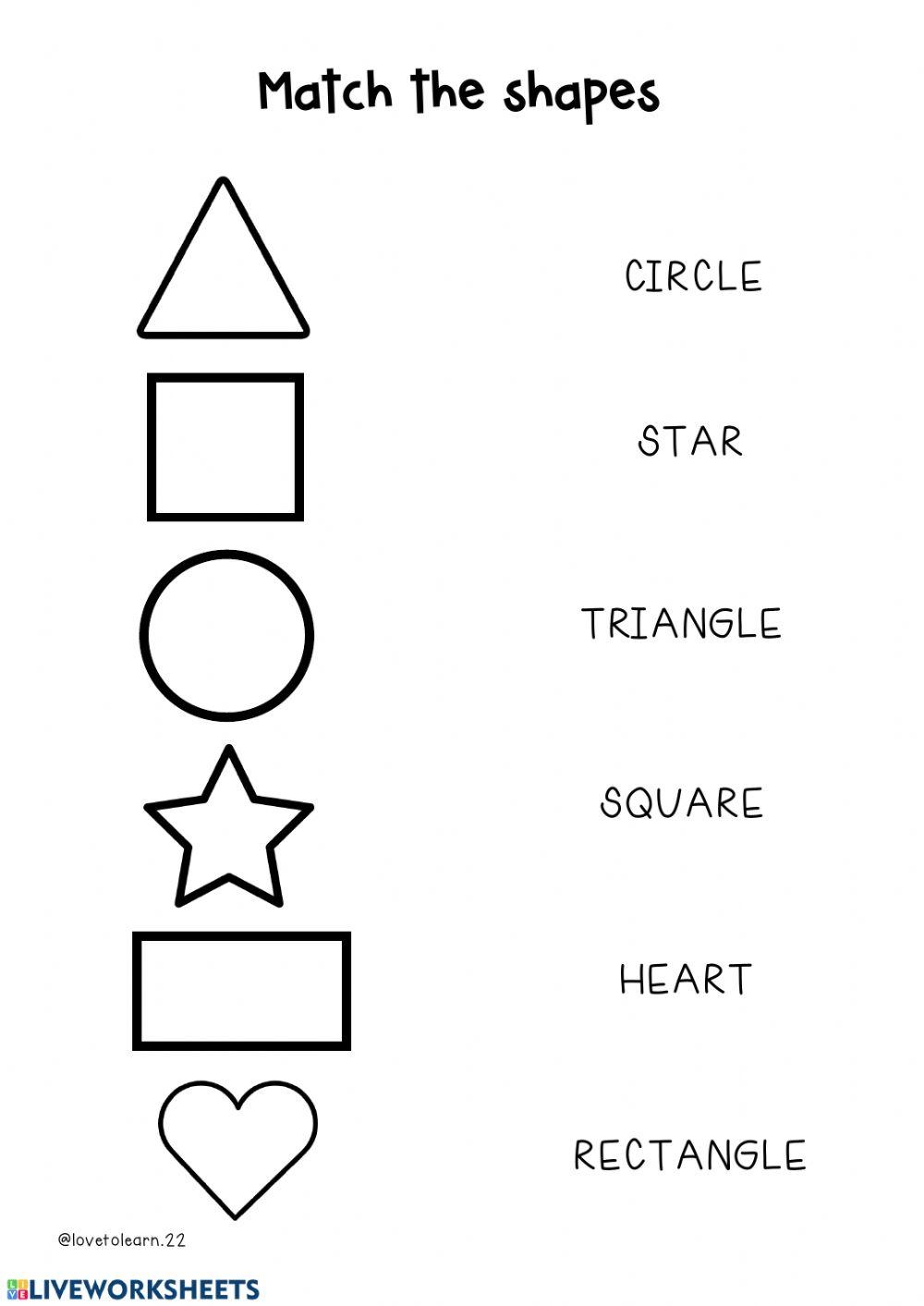 Geometric Shapes Interactive Worksheet Live Worksheets Worksheets 
