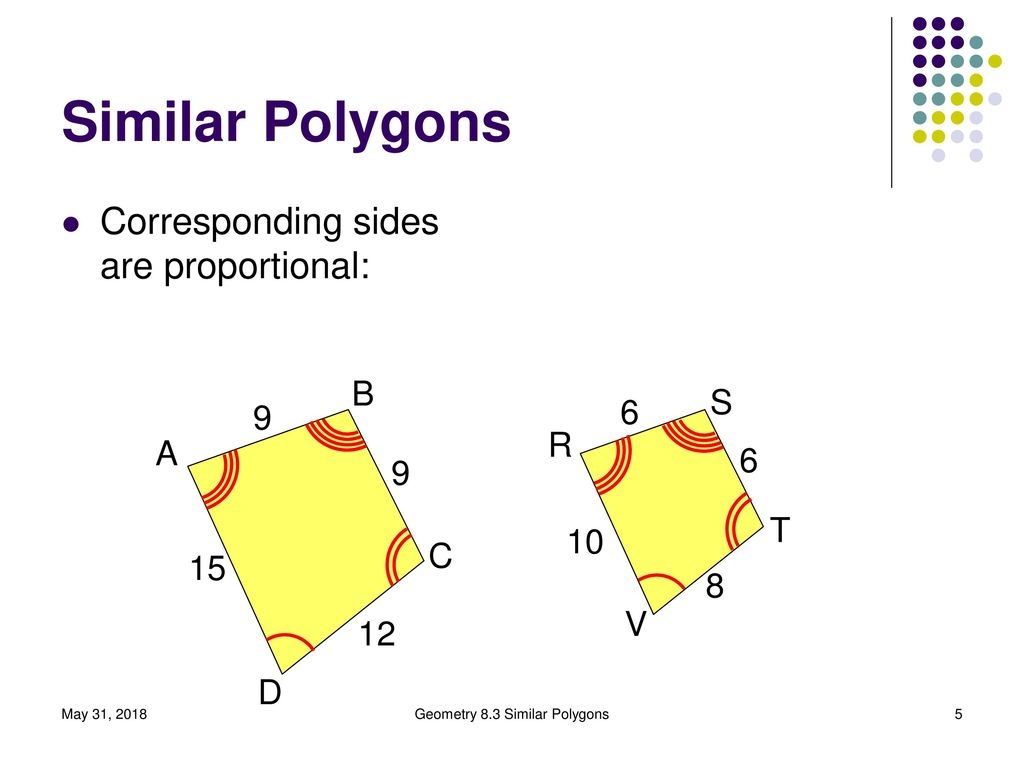 Geometry Similar Polygons Worksheet