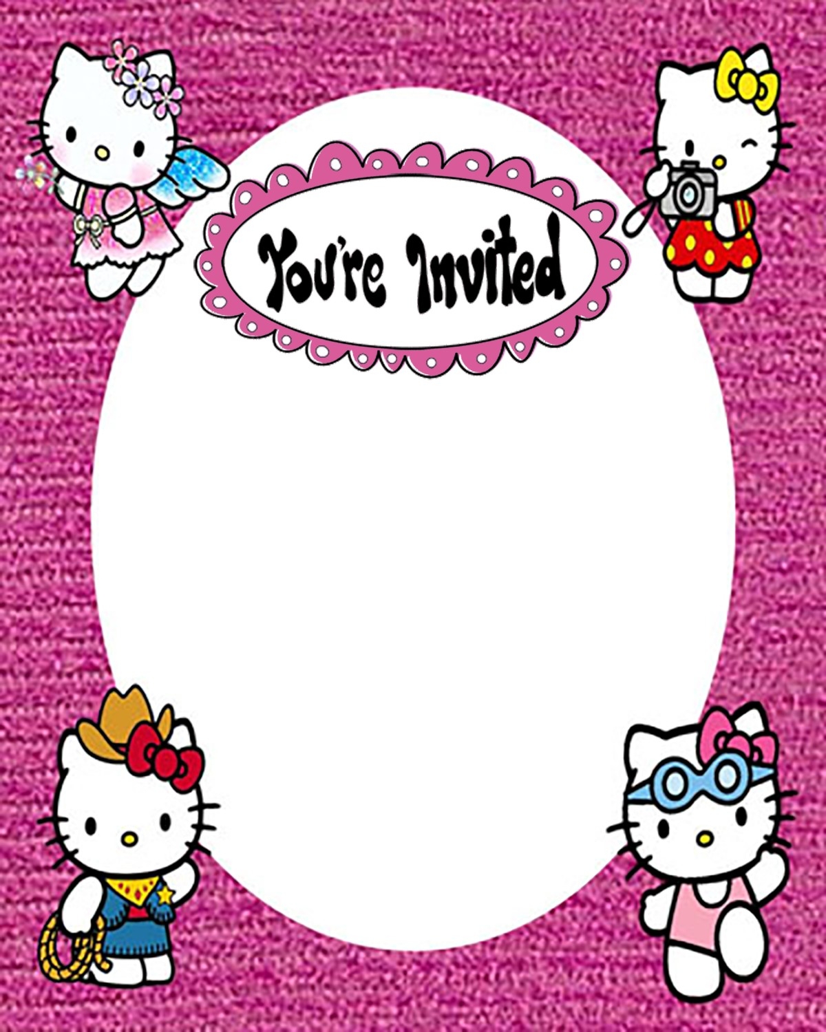 kitty party invite template