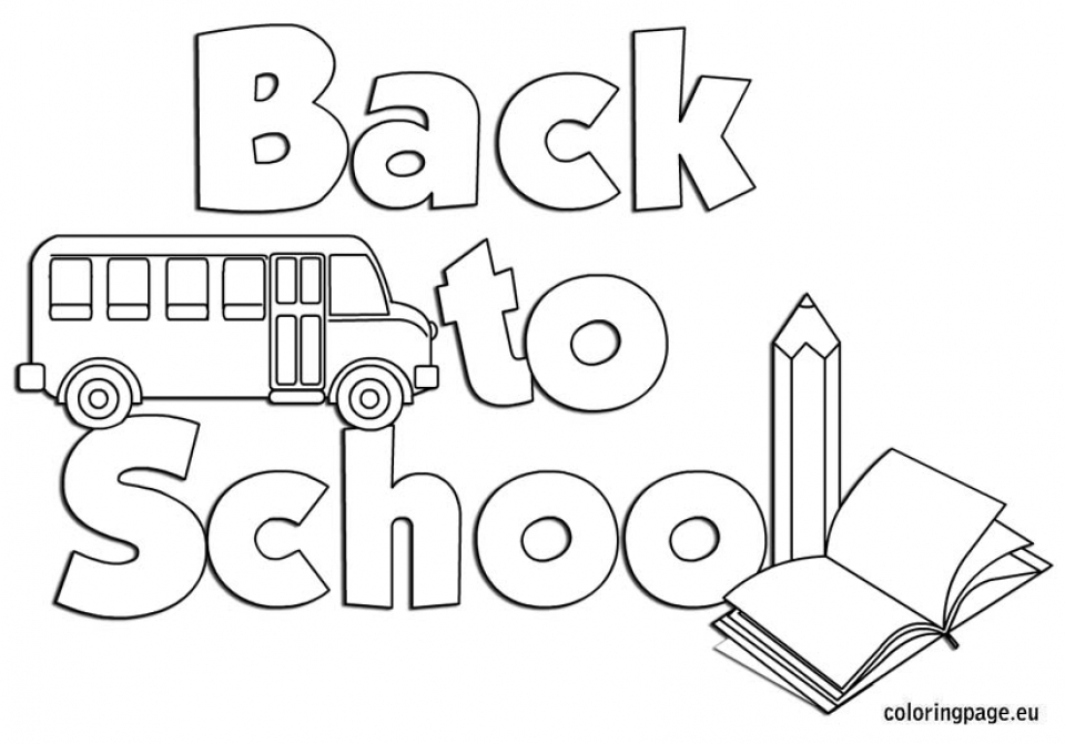 free printable back to school coloring pages
