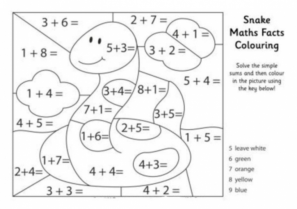 Get This Easy Printable Math Coloring Pages For Children La4xx
