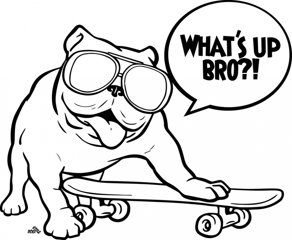 printable pictures of dogs to color