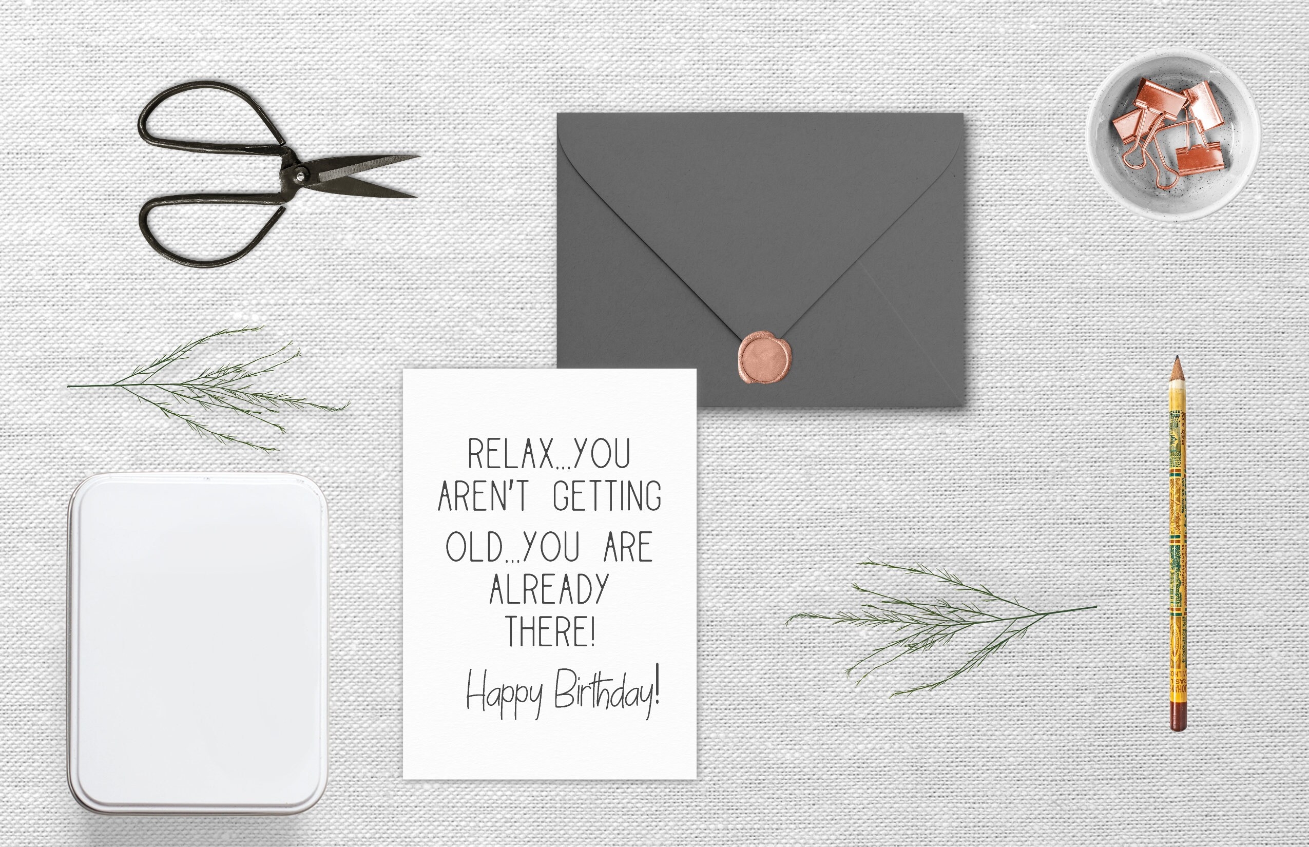 Getting Old Printable Birthday Card Etsy