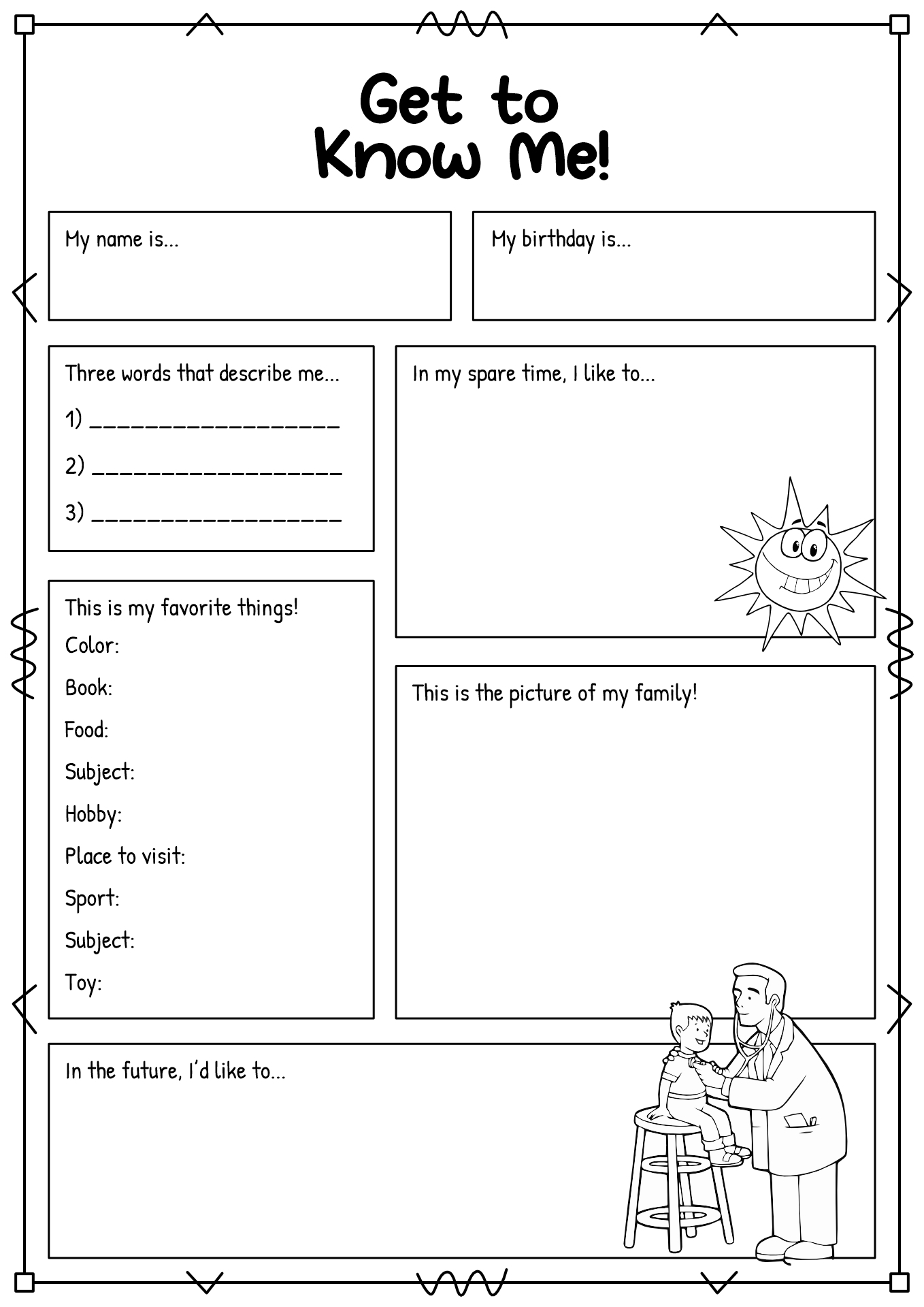 Getting To Know Students ESL Worksheet By Margharita Worksheets Library