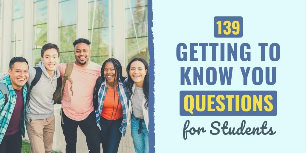 Getting To Know You Questions For Students Worksheet Free Printable 